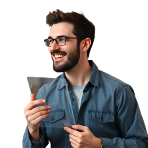Plastic sheet illustration on the Bliplastik product page